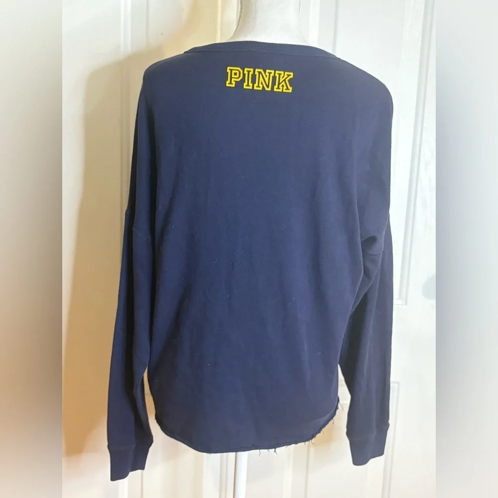 PINK by Victoria’s Secret West Virginia Graphic Long Sleeve Sweatshirt size S - Picture 4 of 11